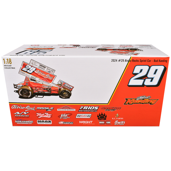 ACME #29 Bud Kaeding Winged Sprint Car 1/18 Diecast Model