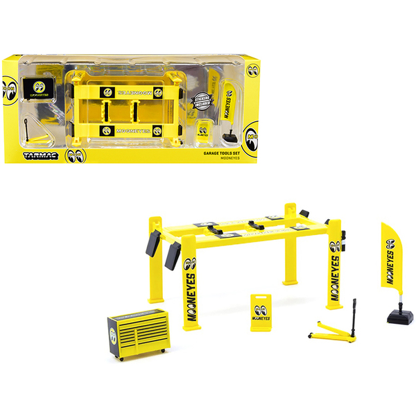 Tarmac Works Mooneyes 1/64 Scale Garage Tool Set - 5 Pc
