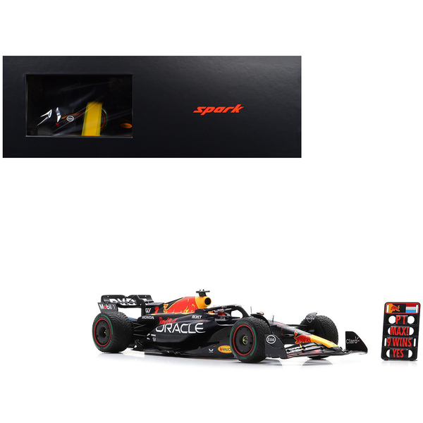 Spark Red Bull RB19 Max Verstappen 1/18 Scale Model Car