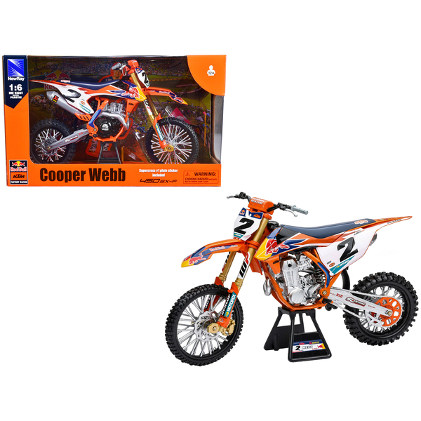 New Ray Cooper Webb KTM 450 SX-F 1/6 Scale Model