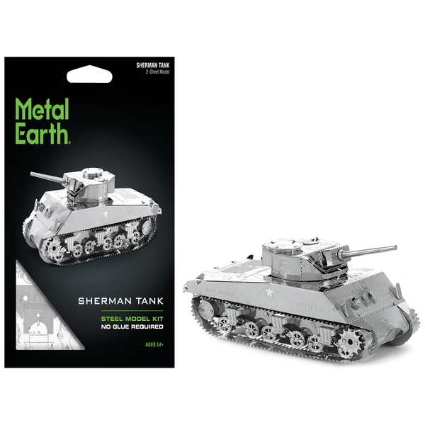 Metal Earth American Sherman Tank: Build a Classic