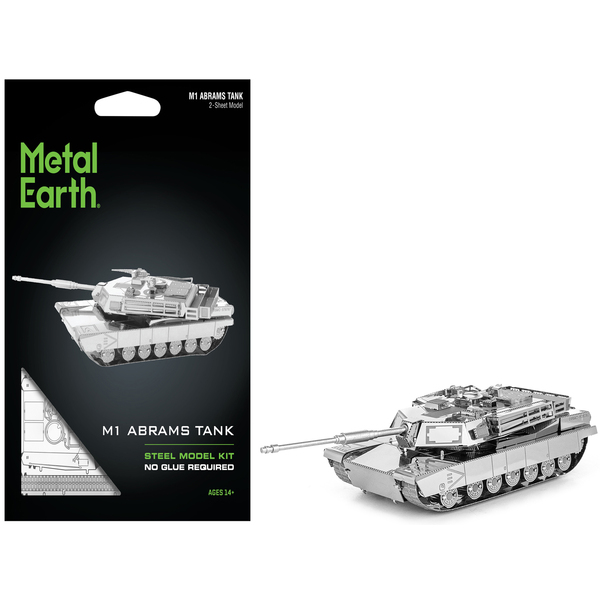Metal Earth M1 Abrams Tank: Precision Steel Model
