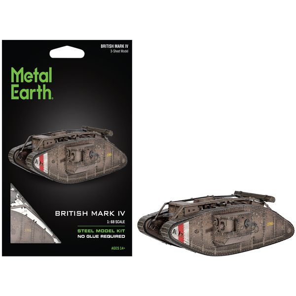 Metal Earth Mark IV Tank: Historic Steel Build