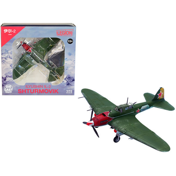 Legion Ilyushin IL-2M3 Sturmovik Nelson Stepanyan 1/72 Diecast