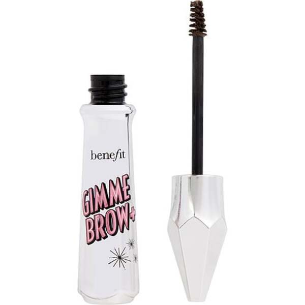Benefit Gimme Brow #4 (Medium Deep) Volumizing Fiber Gel - 3g / 0.1oz - For Fuller, Natural-Looking Brows