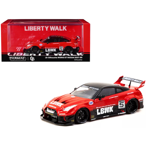 Tarmac Works Nissan 35GT-RR LB-Silhouette Red/Black 1/43