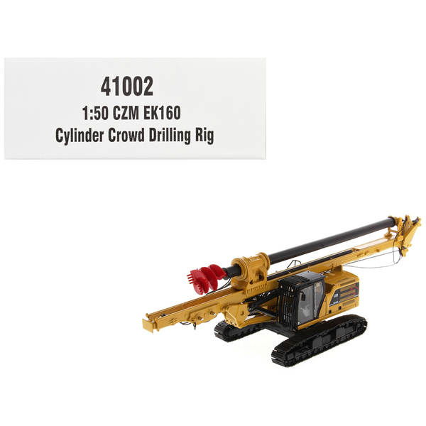 Diecast Masters CZM EK160 Drilling Rig 1/50 Yellow