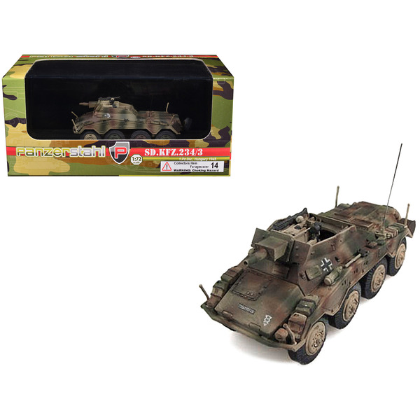 Panzerstahl 1/72 Sd.Kfz. 234/3 Stummel Armored Vehicle