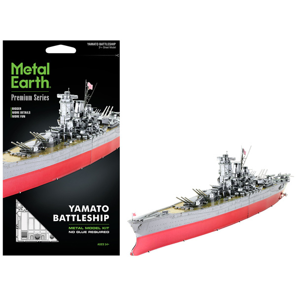 Metal Earth Yamato Battleship: Historic Steel Model