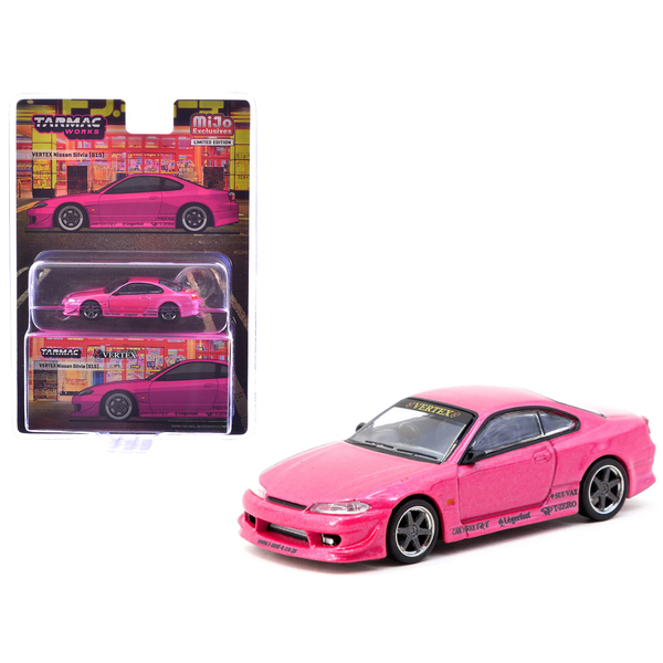 Tarmac Works 1/64 Nissan Silvia S15 Vertex Pink Metallic