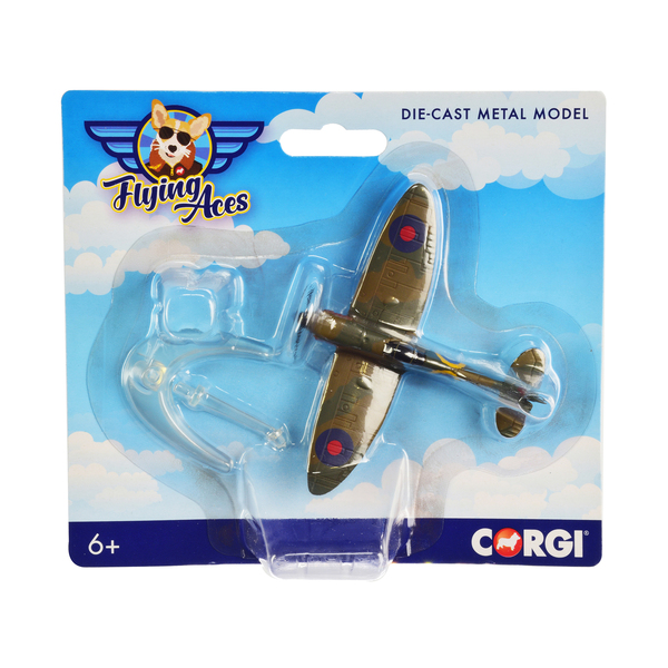 Corgi Supermarine Spitfire RAF Flying Aces Model - 3.875" Wingspan