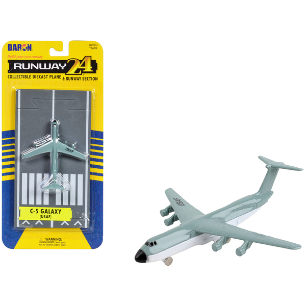 Runway24 Lockheed C-5 Galaxy USAF Diecast 3.5" Model