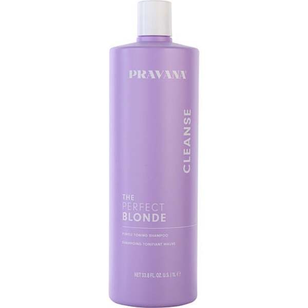 Pravana The Perfect Blonde Purple Toning Shampoo - 33.8 fl oz - Banishes Brassiness!