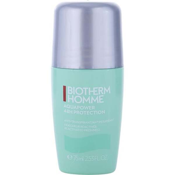 Biotherm Homme Aquapower 48H Antiperspirant Roll-on - 75ml/2.5oz - Unbeatable Odor Protection