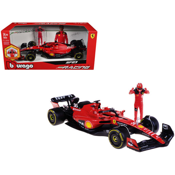Bburago Ferrari SF-23 #16 Charles Leclerc 1/24 Diecast Model