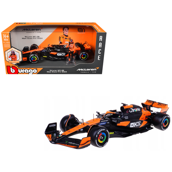 Bburago McLaren MCL38 #81 Oscar Piastri 1/24 Diecast