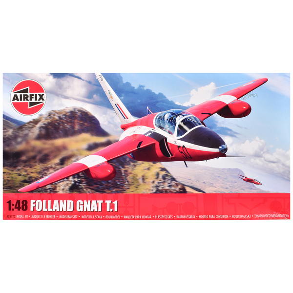 Airfix Folland Gnat T.1 Fighter Aircraft Model Kit 1/48