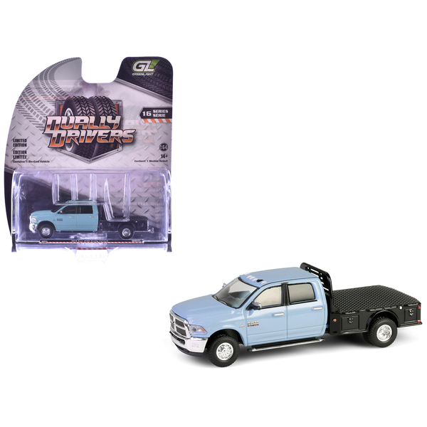 Greenlight 1/64 Robin's Egg Blue Ram 3500 Flatbed