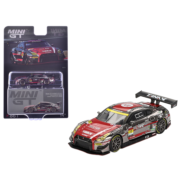 Mini GT Nissan GT-R NISMO GT3 #11, GAINER TANAX, 3in