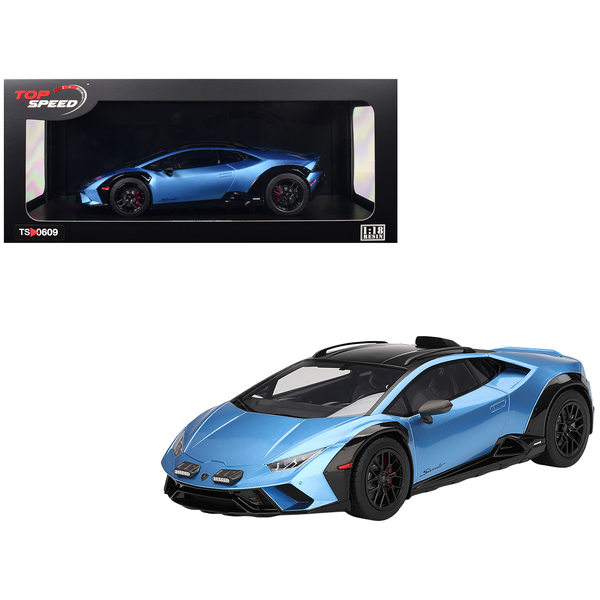 Lamborghini Huracan Sterrato Blu Aegir Blue 1/18 Model Car